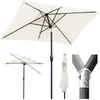 Sekey Sonnenschirm Balkon Gartenschirm Marktschirm  140×210 Produktbild-Vorschau 1