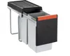 A pull-out kitchen waste bin system with two compartments. Náhľad obrázku produktu