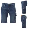 Shorts Jeans Shorts Arbeitsshorts Arbeitshose kurze Sommer Produktbild-Vorschau 5