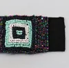 Armband - Armschmuck - breit mit Perlen - Klettverschluss - Produktbild-Vorschau 9