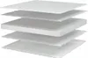 vidaXL Memory-Schaum-Matratze 200x200x17 cm Weich Weiß Produktbild-Vorschau 7
