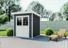 elephant WPC Gartenhaus, Größe S anthrazit 200 x 200 cm Produktbild-Vorschau 7