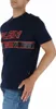 Herren Kurzarm T-Shirt Blau mit Print und Produktbild-Vorschau 10