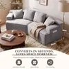 COMHOMA Sofa, 2-zits, 228 x 75 x 67 cm, modulaire Productafbeelding-voorbeeld 4