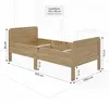 Lit confortable 100x200 Lit pour Seniors Hauteur réglable Voir les images du produit 3