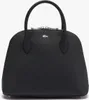 A black Lacoste handbag is shown against a white background. Anteprima dell’immagine prodotto