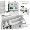 tectake® Schuhschrank Calea 60 x 24 x 102 cm Produktbild-Vorschau 6