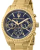 Maserati Uhr Herren Multifunktion Edelstahl gold Produktbild-Vorschau 21