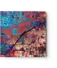 Wanduhr - Quadrat - Glasuhr - Graffiti modern - 30x30cm - Produktbild-Vorschau 1