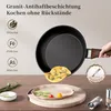 Nepriľnavá panvica Innerwell 28 cm indukčná čierna Náhľad obrázku produktu 5