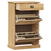vidaXL Botník VIGO 60x35x96 cm borovicový masiv Náhled obrázku produktu 3