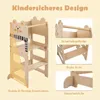 COSTWAY 3 in 1 Lernturm, 50 kg belastbar, Tritthocker mit Produktbild-Vorschau 7