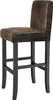 Tabouret de bar en cuir synthétique - marron antique, Lot Voir les images du produit 8