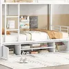 A bunk bed with storage underneath, set up in a bedroom. Anteprima dell’immagine prodotto