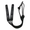 A pair of black wrist straps for a game console, with a lanyard attached. Produktbild-Vorschau