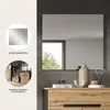 Wandspiegel Canu Xonox - Basaltgrau - 80x73x2 cm Produktbild-Vorschau 4