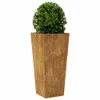 Pflanzkübel 2 Stk. 35x35x75 cm Wetterfester Stahl Produktbild-Vorschau 4
