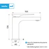 Bächlein - Design Badarmatur - Elowa Anthrazit Produktbild-Vorschau 6