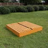 Sandkasten aus Holz mit Sitzbank Abdeckung Imprägniert Produktbild-Vorschau 9