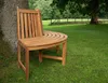 CLP Baumbank Male 206cm halbrund mit Rückenlehne braun Produktbild-Vorschau 4