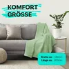 Letni koc pikowany 140 x 200 cm, lekki koc do przytulania i Podgląd zdjęcia produktu 2