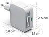 Hama Schnellladegerät GaN, 2x USB-C, ausziehbares Produktbild-Vorschau 3