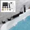 A bathtub faucet set and its components are displayed. Produktbild-Vorschau