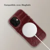 Coque arrière Selencia Croco avec MagSafe pour l'iPhone 16 Voir les images du produit 5
