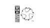 Bremsscheibe Galfer DF828RW WAVE® starr Racing Grooved Produktbild-Vorschau 2