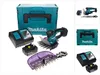 Makita DUM 604 RF1XJ Akku Grasschere 18 V mit Gras- und Produktbild-Vorschau 1