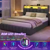 KIMENICH Lit rembourré avec éclairage LED, 140 x 190 cm Voir les images du produit 7