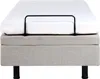 BELIANI Plattform Bett Beige 90 x 200 cm Elektrisch Produktbild-Vorschau 8