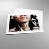 Poster - Poster ohne Rahmen - Öl Mund Frau - 50x40 cm - Produktbild-Vorschau 3