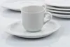 Espressotasse Oval Porzellan weiß  - 6er Set - Mokkatassen Produktbild-Vorschau 2