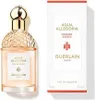 A bottle of Guerlain Aqua Allegoria Orange Soleia Eau de Toilette and its packaging are displayed side-by-side against a white background. Náhľad obrázku produktu
