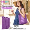EllaTex Baumwolltasche 38x42 cm – Stoffbeutel aus 100% Produktbild-Vorschau 2