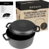 Browin Gusseisen-Topf Mit Pfanne, 5 L + 1 L Produktbild-Vorschau 10