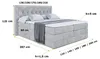 ALTDECOR Boxspringbett mit H3 Matratze-Bonellfederung, H4 Produktbild-Vorschau 6