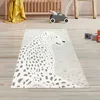 Weicher Kinderzimmer-Teppich mit 3d Leoparden muster in Produktbild-Vorschau 2