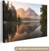 MuchoWow® - Leinwandbilder - Landschaft - Nebel - Wasser - Produktbild-Vorschau 1