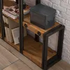 home24 Stufenregal - Akazie Massiv / Metall Produktbild-Vorschau 8
