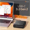 REAGLE Externý M.2 NVMe SSD rámček pre 4 disky, USB-C 3.2 Náhľad obrázku produktu 6