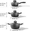STONELINE® CERAMIC Keramik Kochgeschirr-Set 6-teilig Produktbild-Vorschau 7