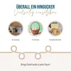 4 Osterhasen Figuren braun grau Ostern Deko - zum Produktbild-Vorschau 4