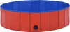 vidaXL Skladací bazén pre psov Červený 120 x 30 cm PVC Náhľad obrázku produktu 4