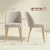 HOMCOM Esszimmerstühle 2er-Set, Küchenstühle mit Produktbild-Vorschau 3