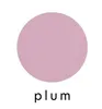 A circular swatch of pinkish-purple color labeled 'plum'. Podgląd zdjęcia produktu