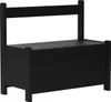 Europe Baby Basic II Truhenbank Mattschwarz Produktbild-Vorschau 1