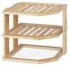 Relaxdays Narożna półka kuchenna, bambus, wymiary 24 x 27 x Podgląd zdjęcia produktu 10