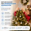 Boomtop Ster Zilver - Kerstboomtop, boomtop, decoratieve Productafbeelding-voorbeeld 11
